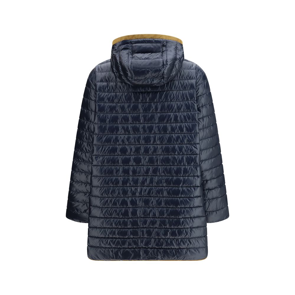 Herno Blue Polyester Coat