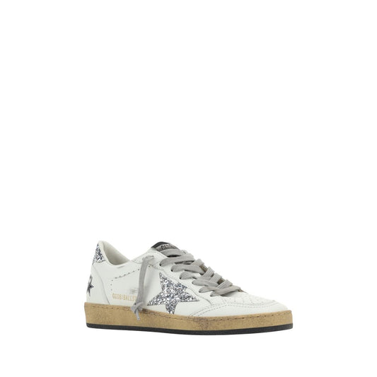 Golden Goose White Goatskin Sneakers