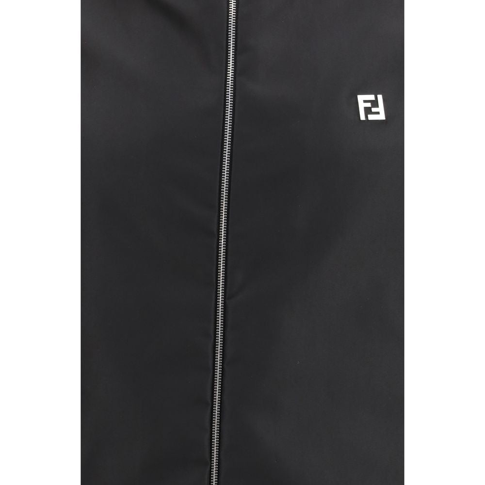 Fendi Black Polyester Shell Jacket