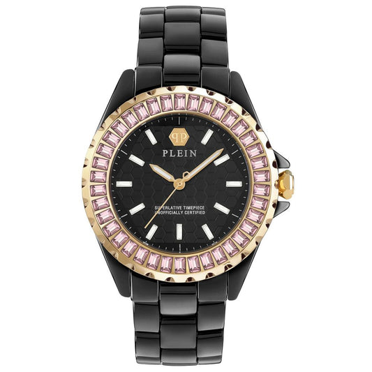 Philipp Plein Black Ceramic Dress Watch
