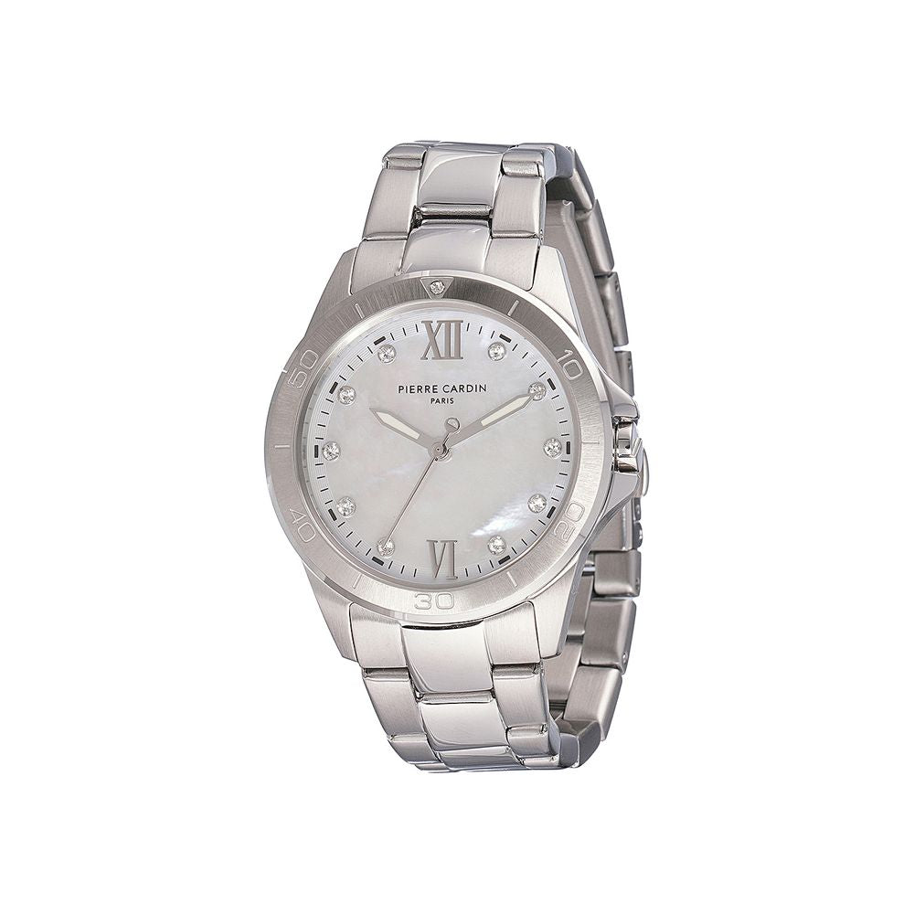 Pierre Cardin Gray Stainless Steel Dress Watch