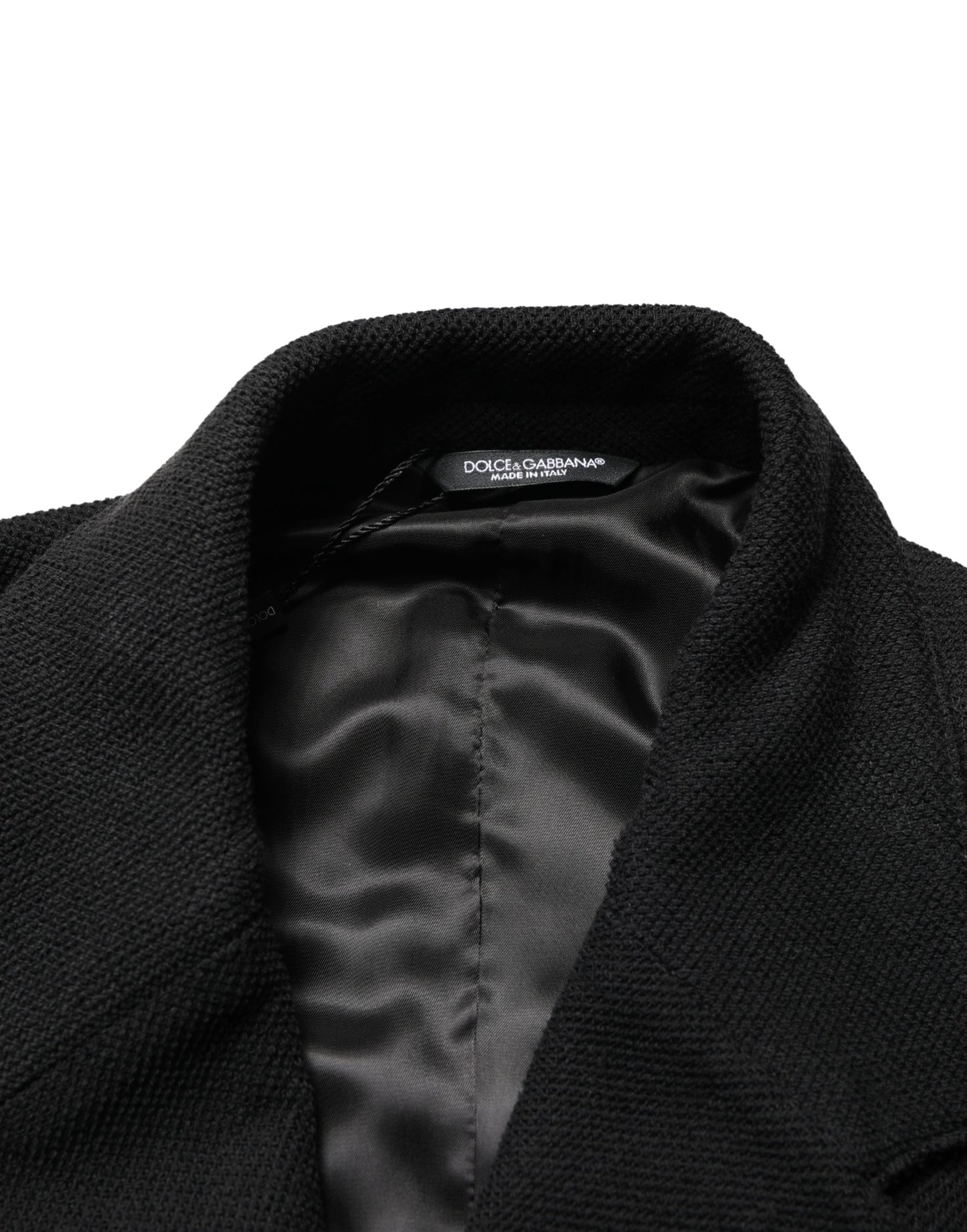 Dolce & Gabbana Black Double Breasted 2 Buttons Suit Jacket