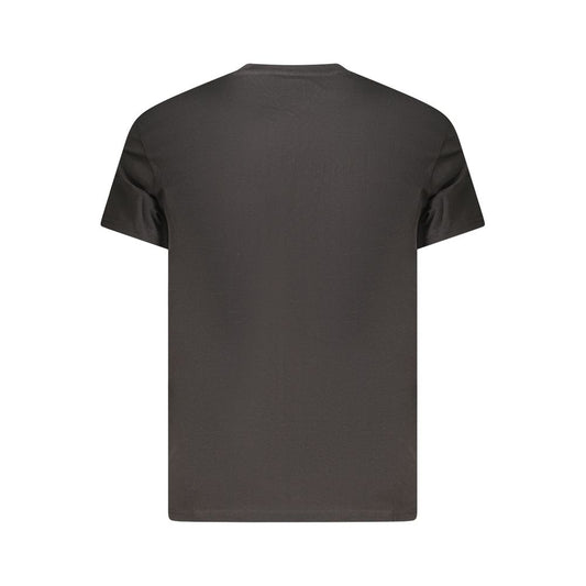 Tommy Hilfiger Black Cotton Mens T-Shirt