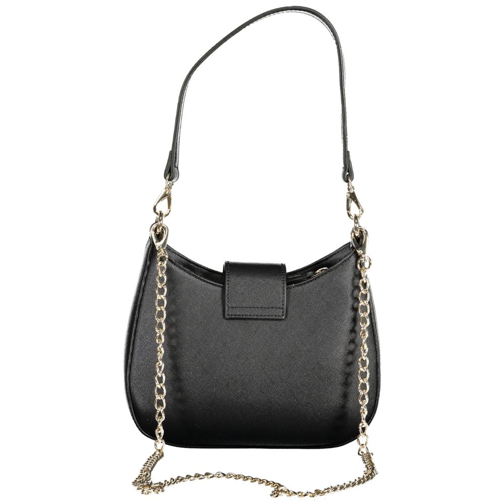 Mario Valentino Black Polyethylene Women Handbag