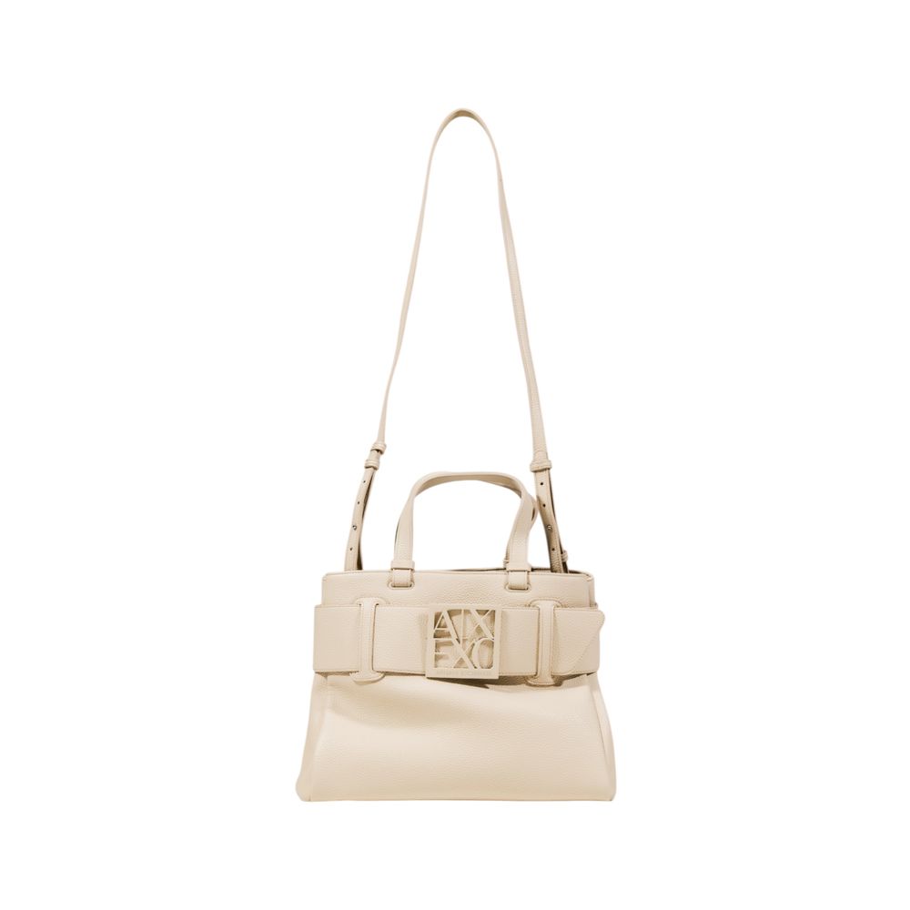 Armani Exchange Beige Polyester Handbag