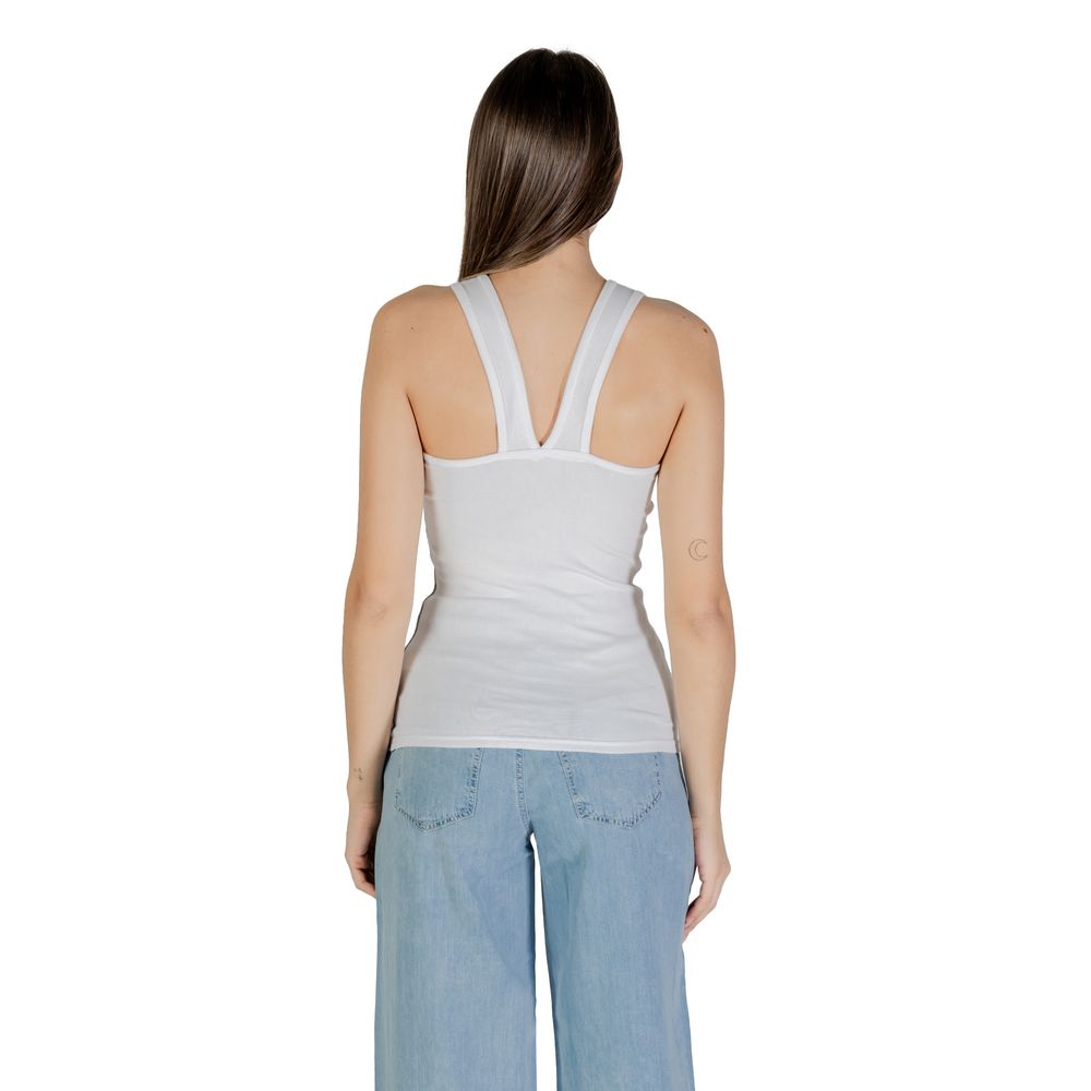 Calvin Klein Jeans White Cotton Top