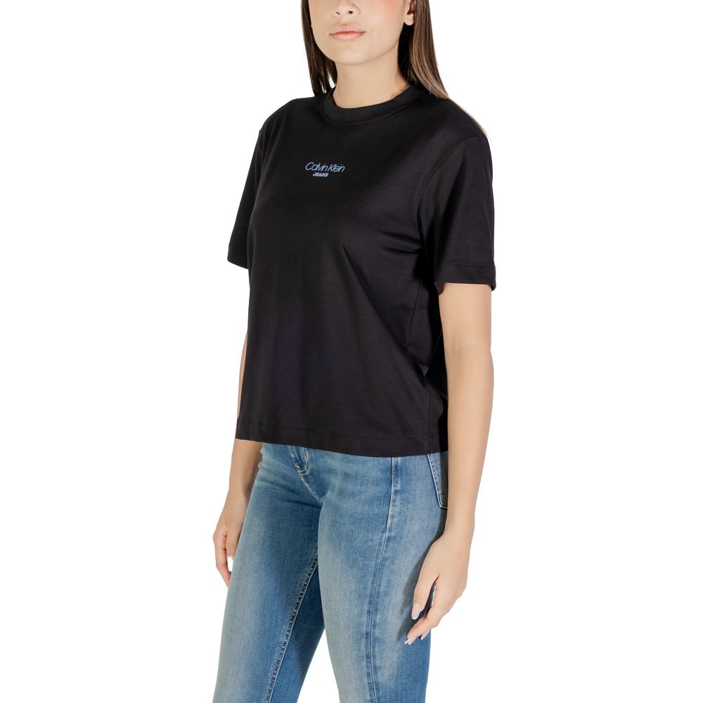 Calvin Klein Jeans Black Cotton T-Shirt
