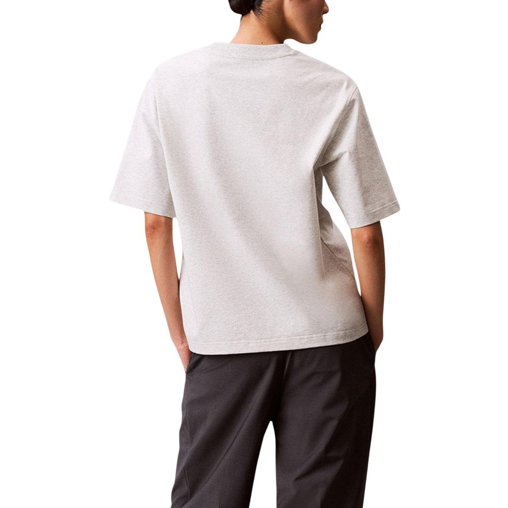 Calvin Klein Jeans Gray Cotton T-Shirt