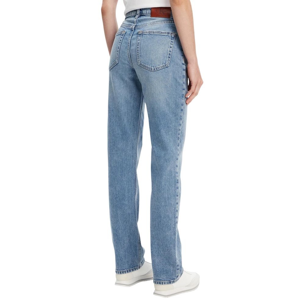 Calvin Klein Jeans Blue Recycled Cotton Mom Jeans
