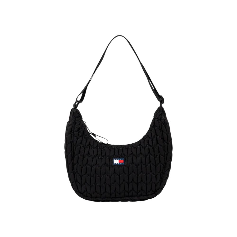 Tommy Hilfiger Black Recycled Polyester Handbag