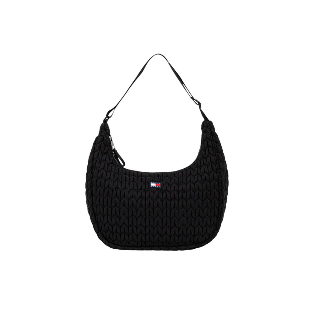 Tommy Hilfiger Black Recycled Polyester Handbag