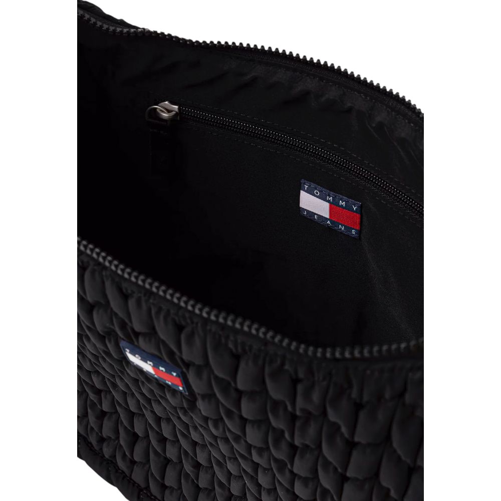 Tommy Hilfiger Black Recycled Polyester Handbag