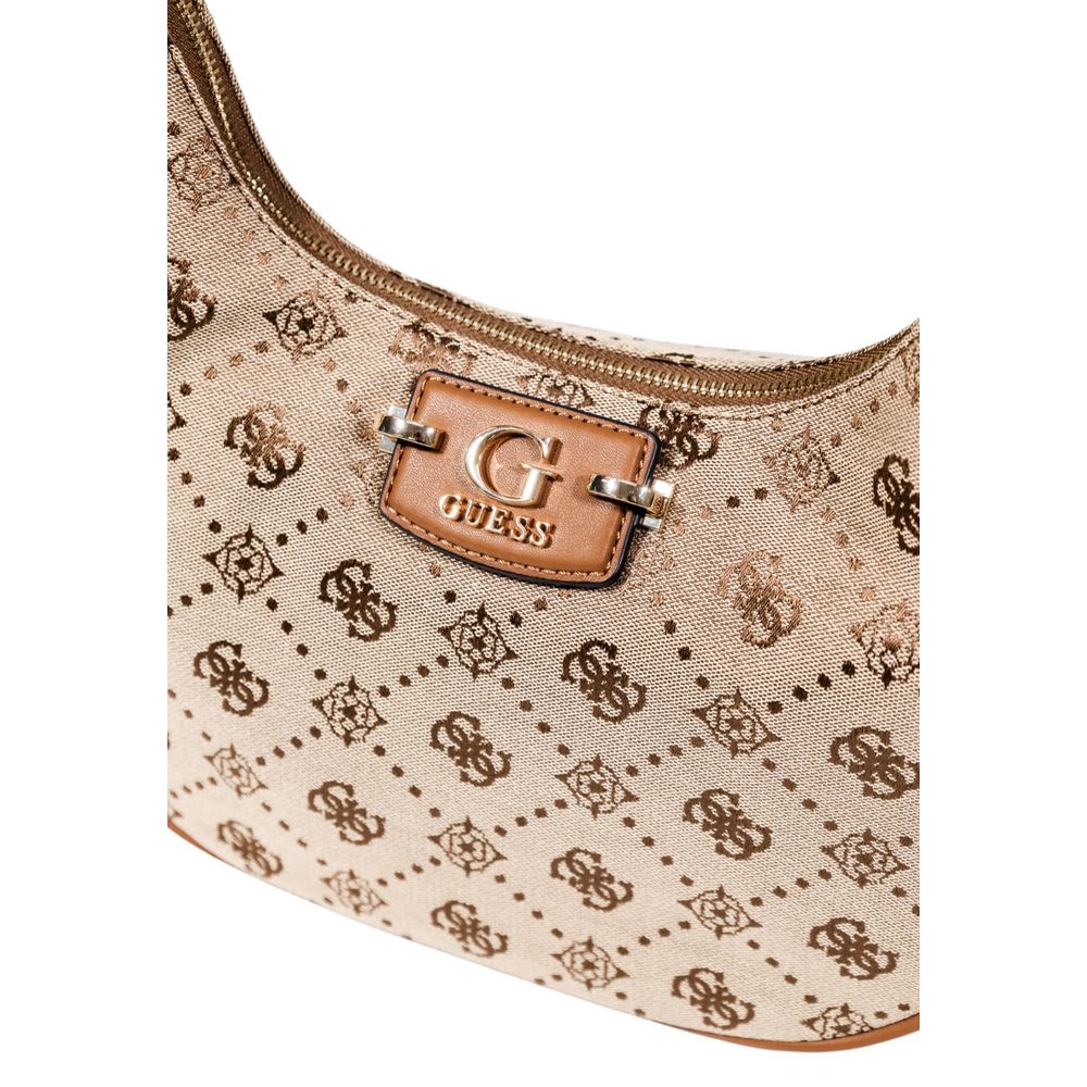 Guess Beige Polyester Handbag