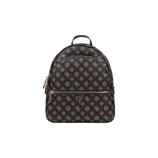 Guess Brown Polyethylene Backpack