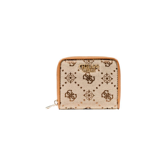 Guess Beige Polyester Wallet