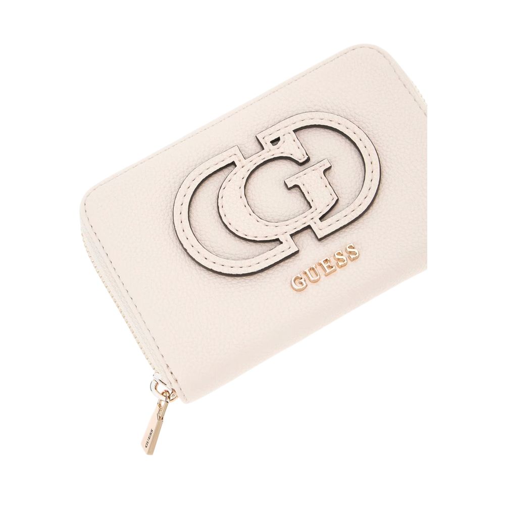 Guess White Polyethylene Wallet