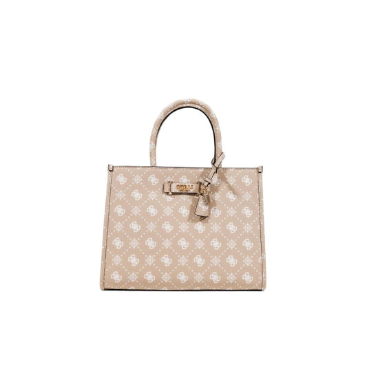 Guess Beige Polyethylene Handbag