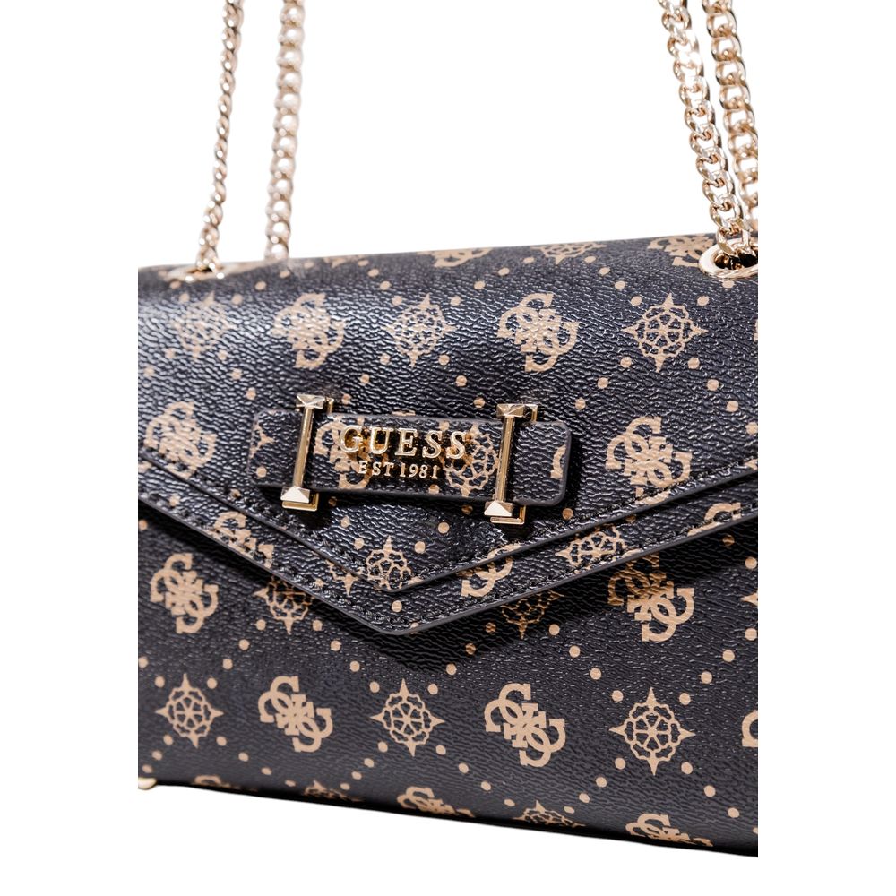 Guess Brown Polyethylene Handbag