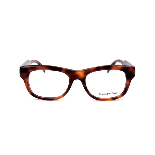 Ermenegildo Zegna Brown Resin Glasses (Frames)
