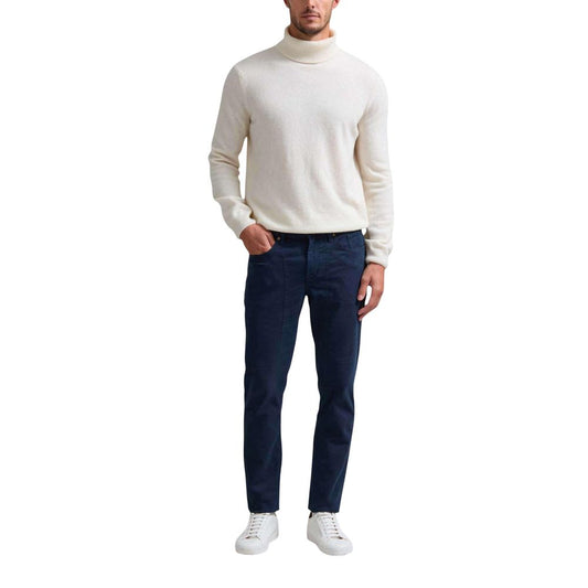 Jeckerson Blue Cotton Skinny Pants