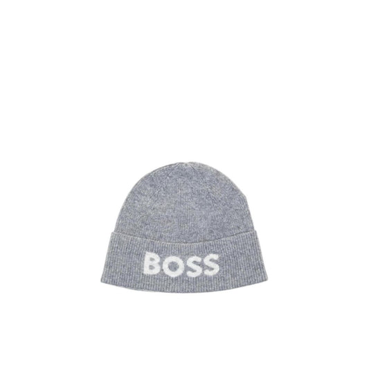 Hugo Boss Gray Recycled Polyamide Cap (Baseball Hat)