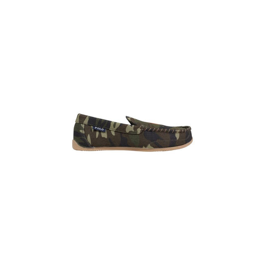 Ralph Lauren Green Textile Slippers