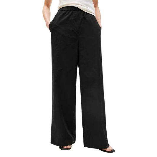 Tommy Hilfiger Black Organic Cotton Casual Pants
