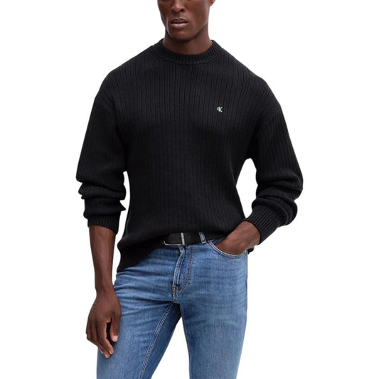 Calvin Klein Jeans Black Cotton Sweatshirt