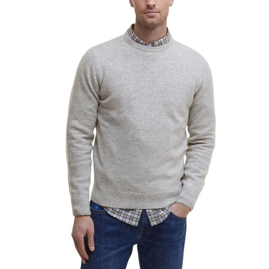 Barbour Gray Wool Sweatshirt