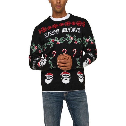 Only & Sons Black Marabou Sweatshirt