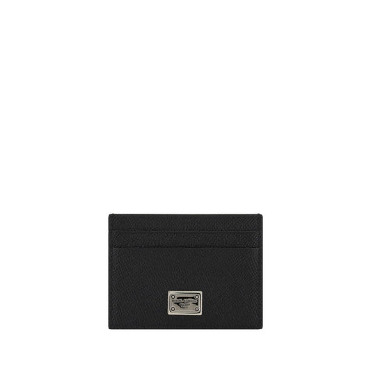 Dolce & Gabbana Black Calf Leather Bos Taurus Wallet