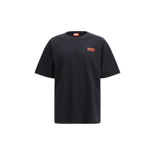 Diesel Black Cotton T-Shirt