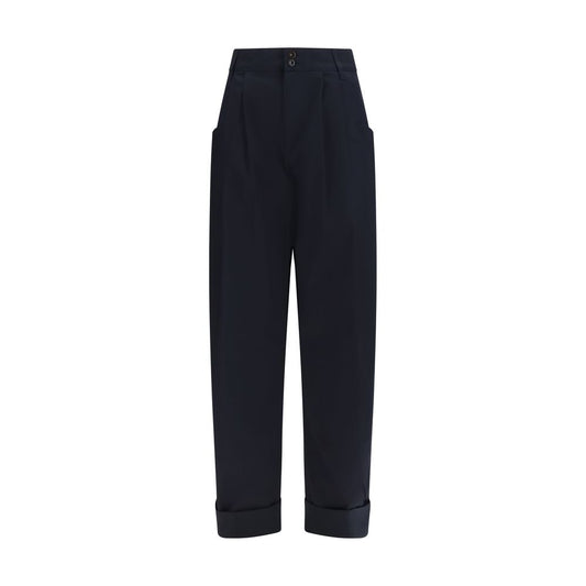 Jacob Cohen Blue Cotton Casual Pants