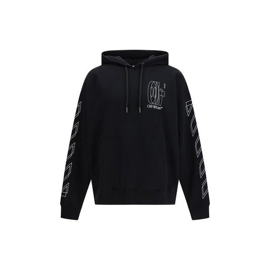 Off-White Black Cotton Sweatshirt