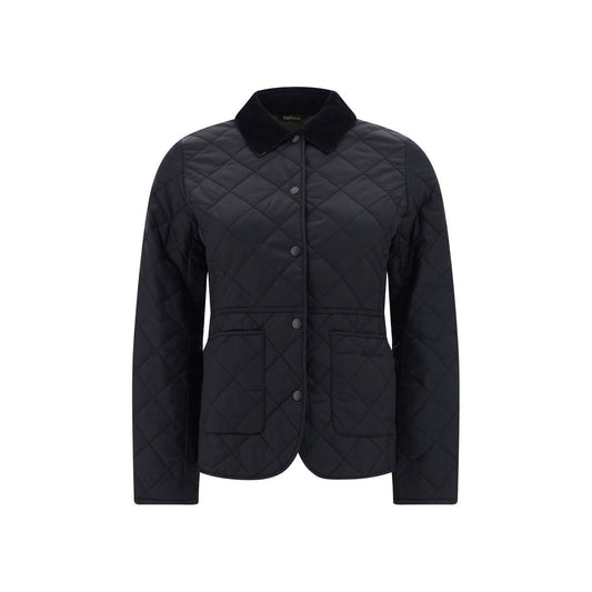 Barbour Black Polyester Coat