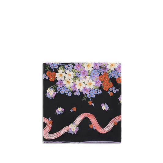 Dolce & Gabbana Multicolor Silk Scarf
