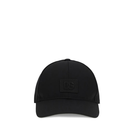 Dolce & Gabbana Black Cotton Cap (Baseball Hat)