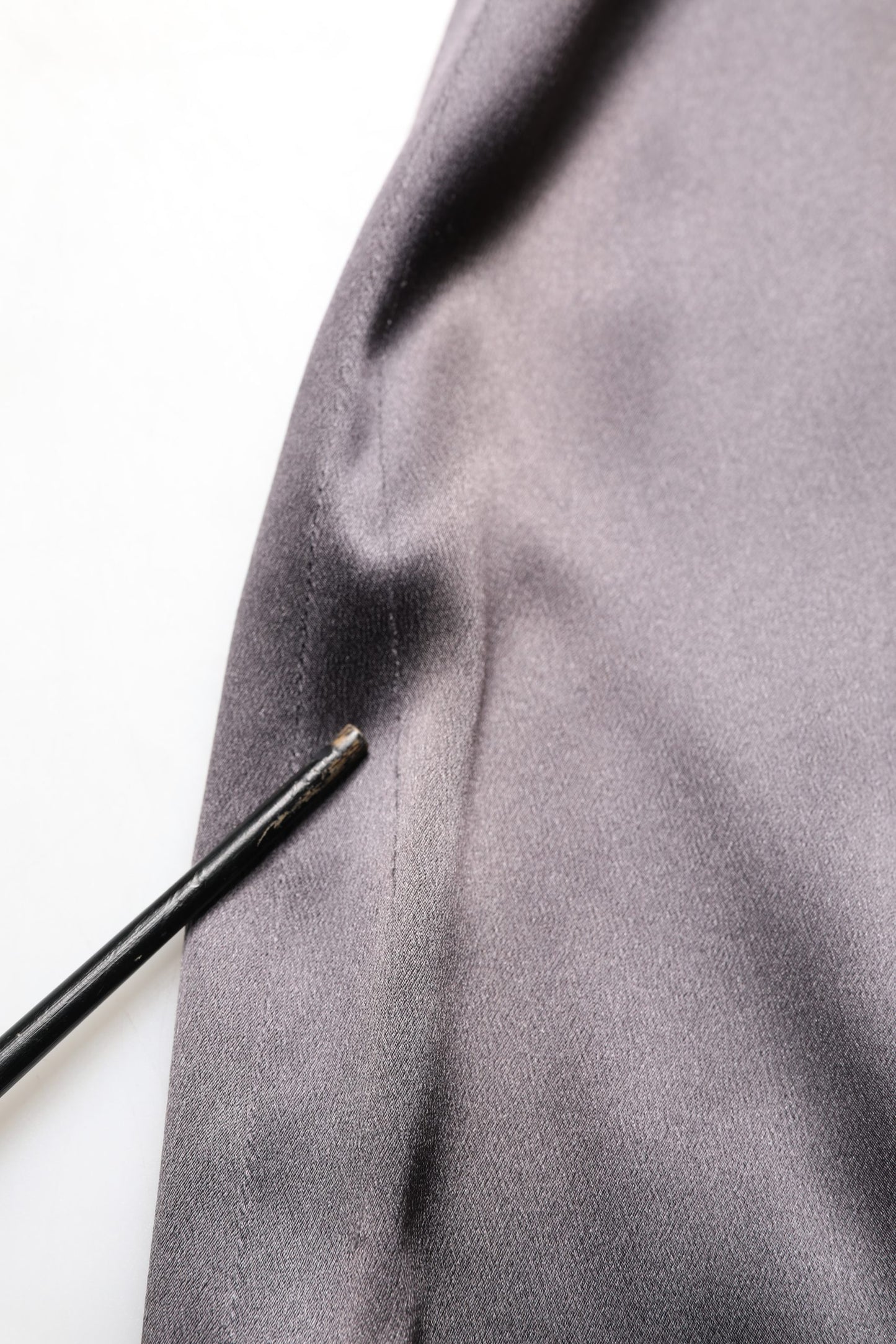 Dolce & Gabbana Black Satin Sleeveless Sweetheart Dress