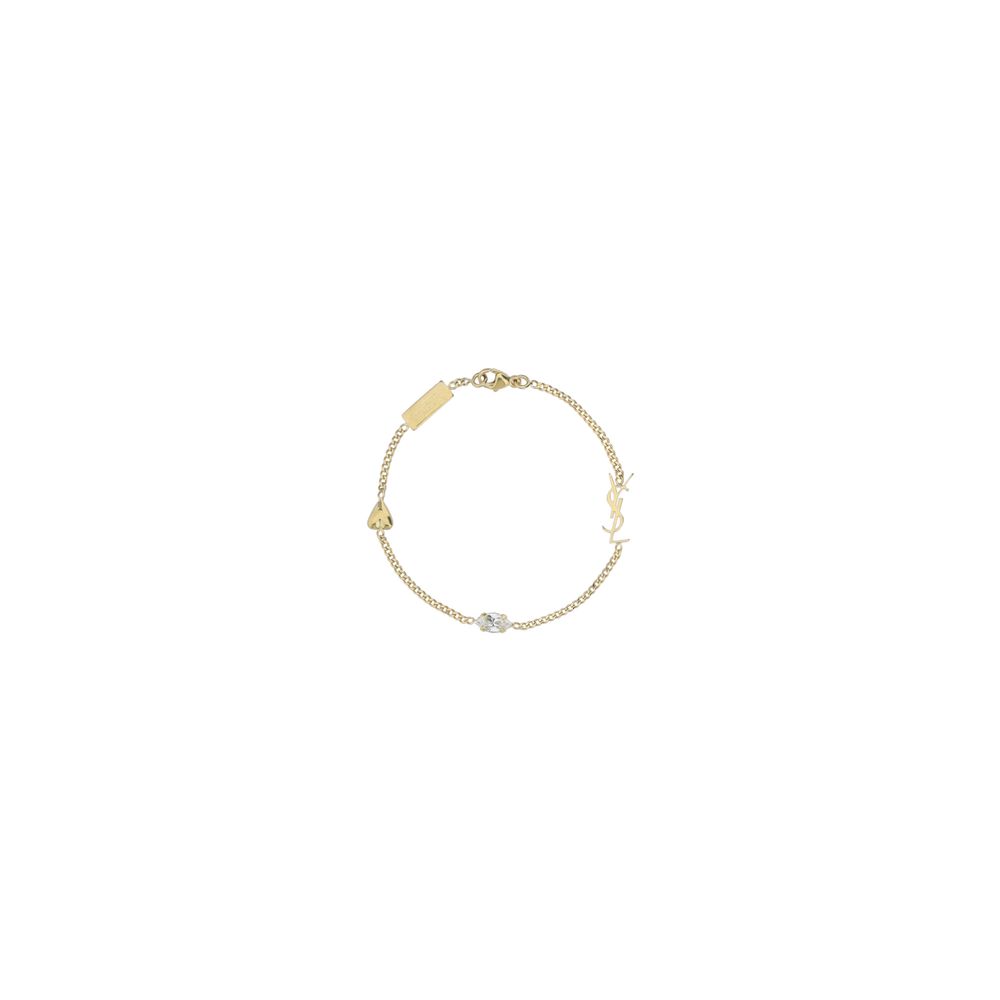 Saint Laurent Bicolor Brass Bracelet