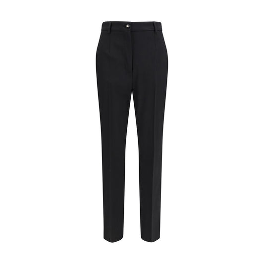 Dolce & Gabbana Black Wool Dress Pants