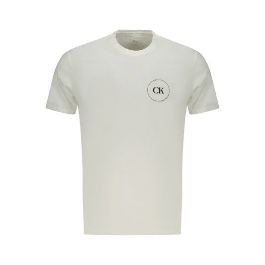Calvin Klein Bianco Cotton Men T-Shirt