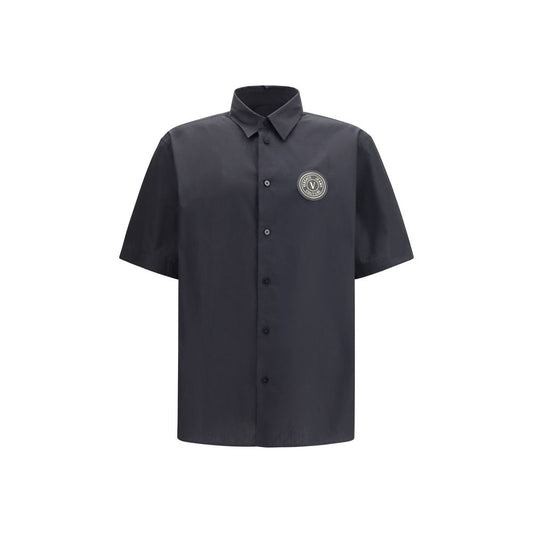 Versace Jeans Black Cotton Shortsleeve Shirt