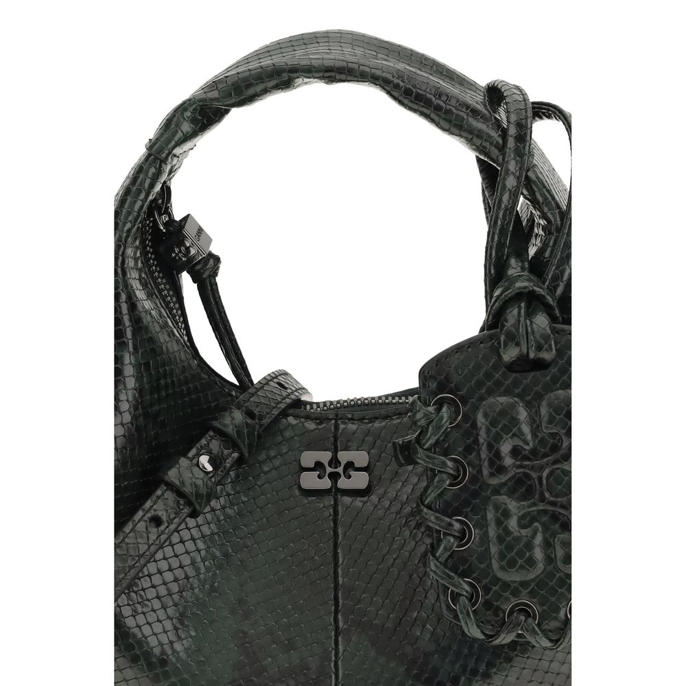Ganni Black Recycled Polyester Handbag