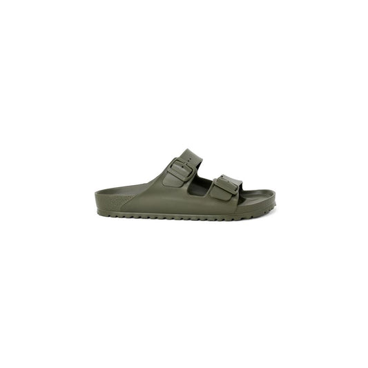 Birkenstock Green Plastic Flat Sandals