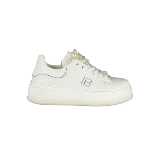 Laura Biagiotti Bianco Polyurethane Women Sneaker