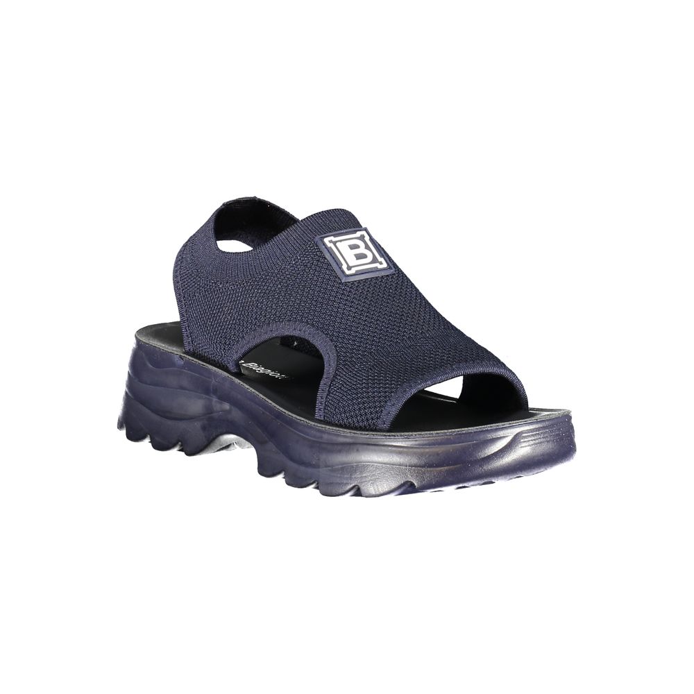 Laura Biagiotti Blue Polyester Women Sandal