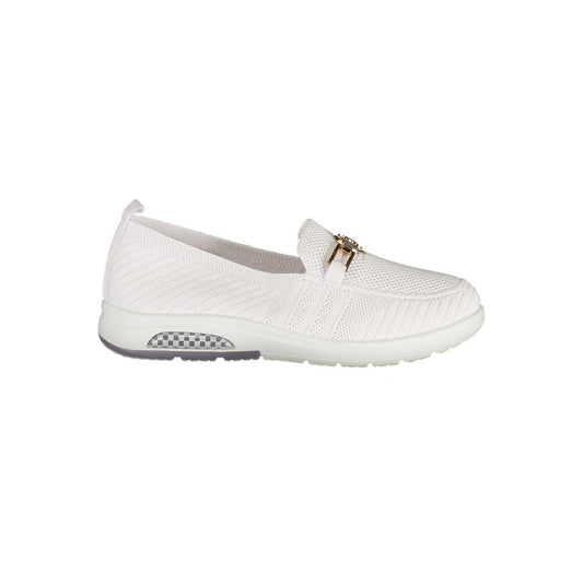Laura Biagiotti Bianco Polyester Women Classic Shoe