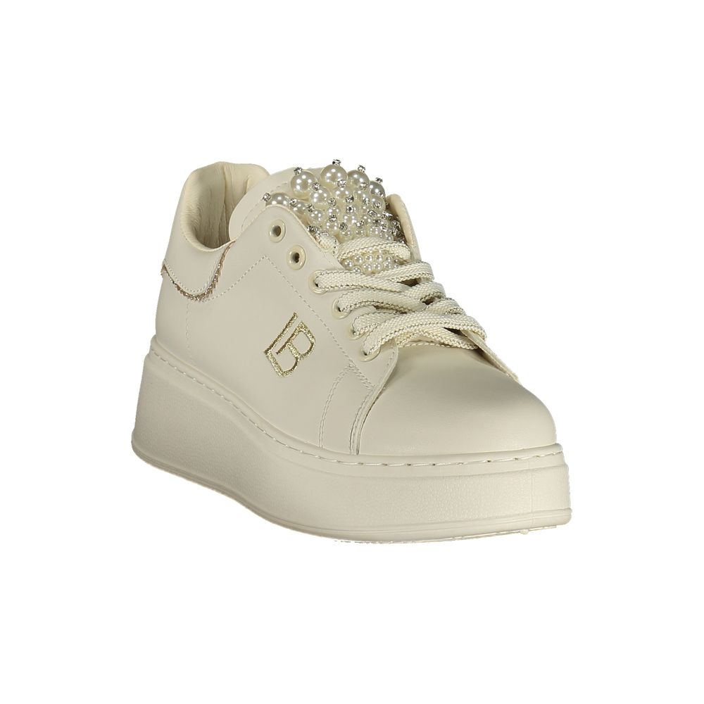 Laura Biagiotti Bianco Polyurethane Women Sneaker