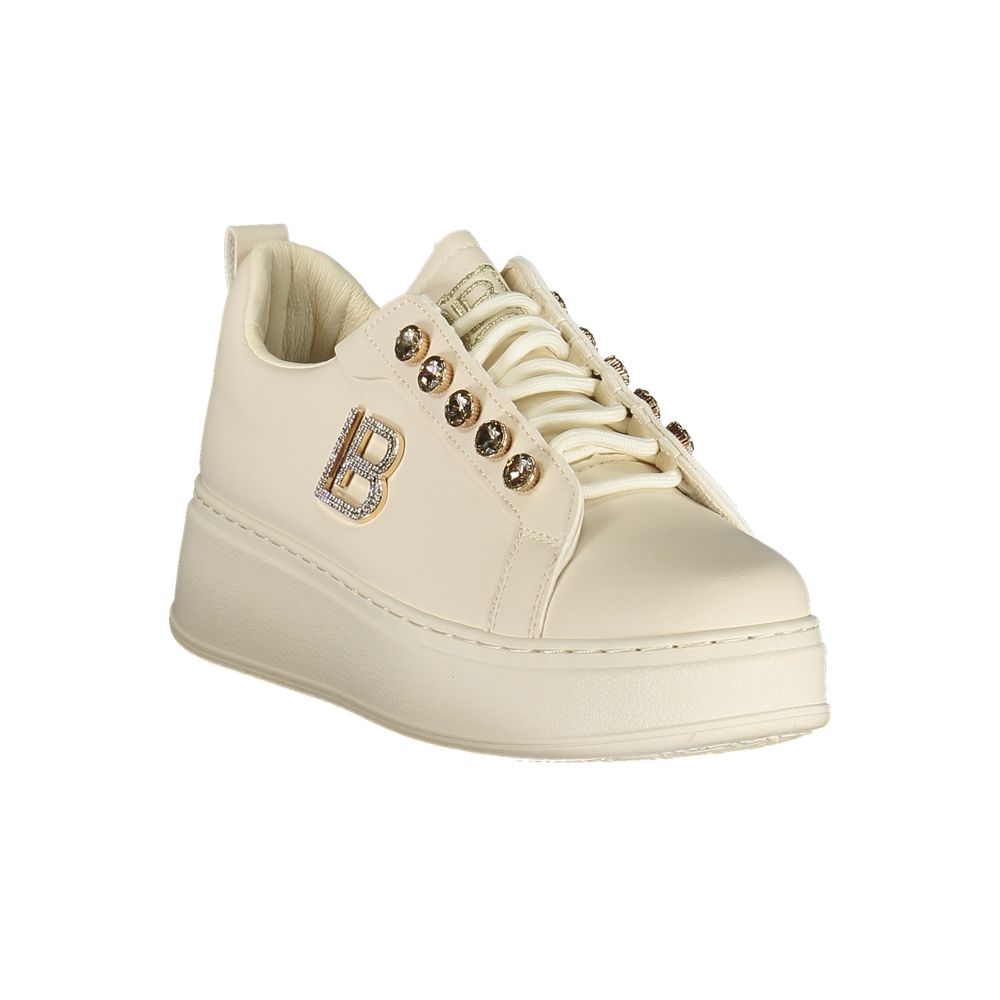 Laura Biagiotti Bianco Polyurethane Women Sneaker