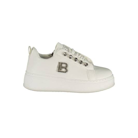 Laura Biagiotti Bianco Polyurethane Women Sneaker